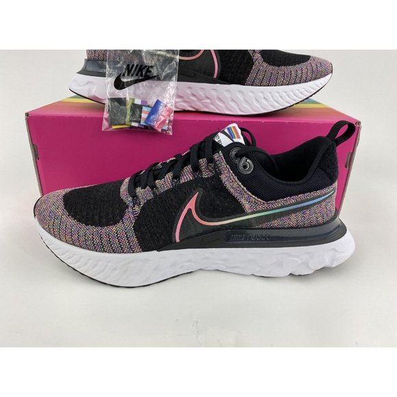 Nike React Infinity Run Flyknit 2 Be True Pride Men's Sneakers Shoes - Picture 4 of 12